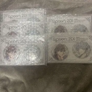Spoon.2iD 우타프리 레이지 란마루 캔뱃지 세트