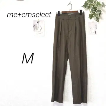 9711 me+em select 턱 컬러 팬츠 M 무지 오피스 출퇴근