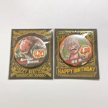 나의 히어로 아카데미아 히로아카 바쿠고 카츠키 생일 캔뱃지