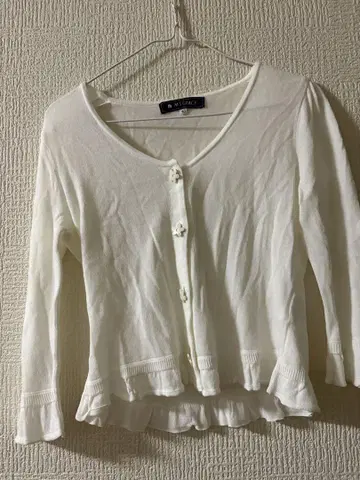 M'S GRACY 화이트 가디건 40