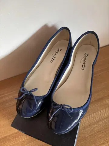 [ Repetto ] 네이비 발레 슈즈 ( 37.5 )