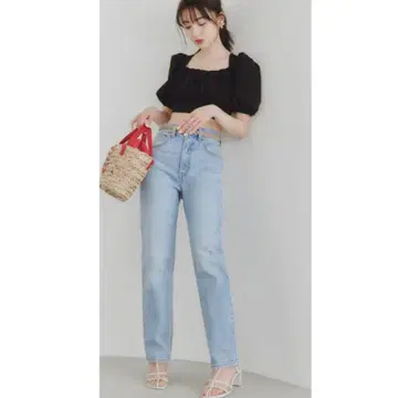 [SNIDEL/Levi's] 하이 슬림 스트레이트 (길이 27) 23인치