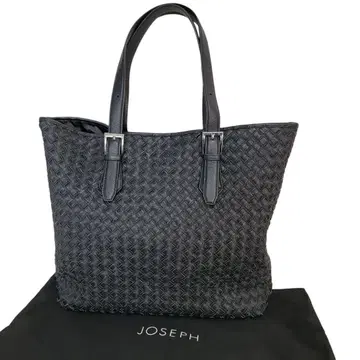 거의 미사용 JOSEPH 블랙 토트백 소가죽 인트레차트