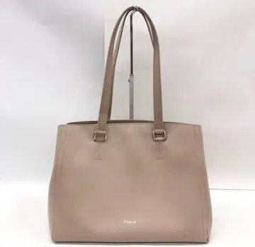 FURLA 훌라 천연 소가죽 라지 사이즈 토트백