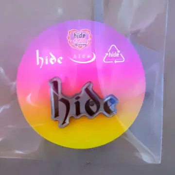 hide 핀즈 캡슐 60th PINS 1st 로고 핀배치