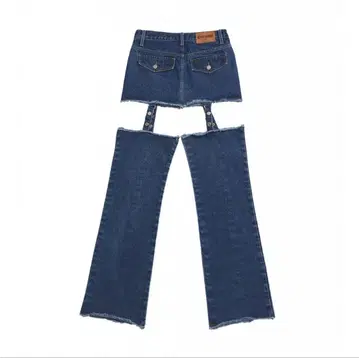 Layered Denim Skirt_Jincheong