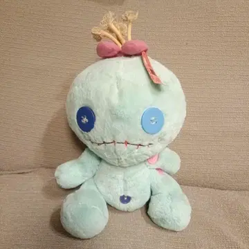 당시 물건 스크럼프 봉제 인형 릴로 & 스티치 디즈니