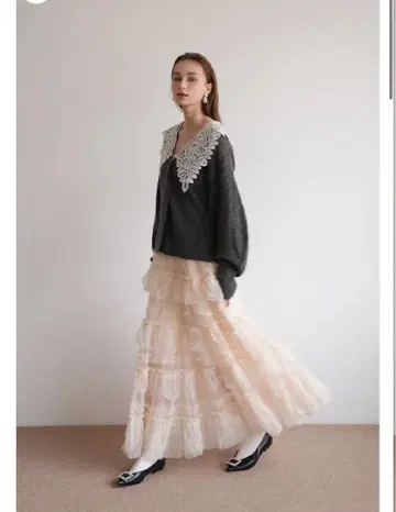 Acka tulle long skirt size0