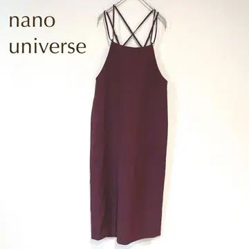 나노 유니버스 캐미 원피스 뒤 크로스 스트랩 슬릿 (F) 롱
