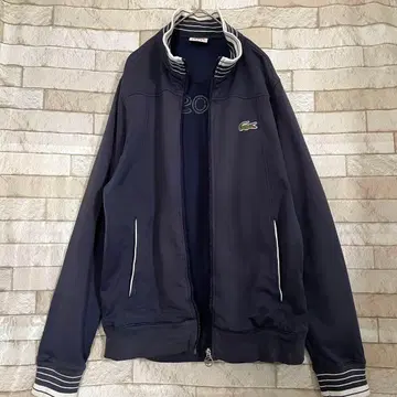 LACOSTE 라코스테 저지 자켓 양면 자수 네이비