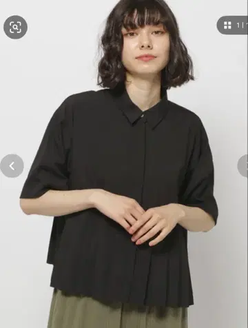 니코앤드 코타트 플리츠 디테일 셔츠