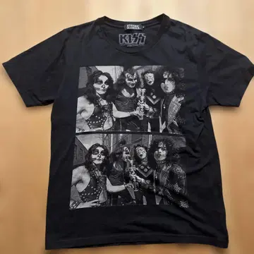 HYSTERIC GLAMOUR KISS 그래픽 프린트 T셔츠