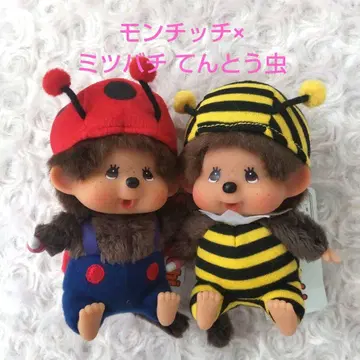 새상품 몬치치 얼굴 큰 SS 키체인 무당벌레 꿀벌