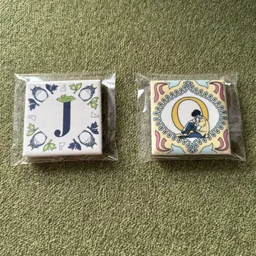 지브리 알파벳 타일 J 토토로 O 바다가 들린다