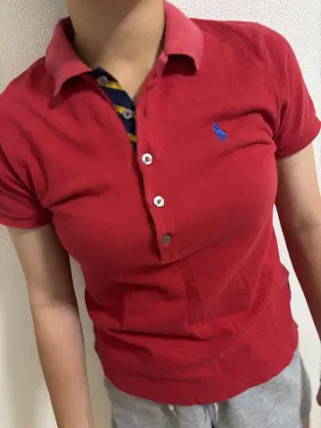 Ralph Lauren The Skinny Polo M 레드