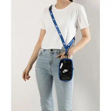 NIKE 나이키 클럽 폰 크로스바디 스마트폰 케이스 숄더 블루