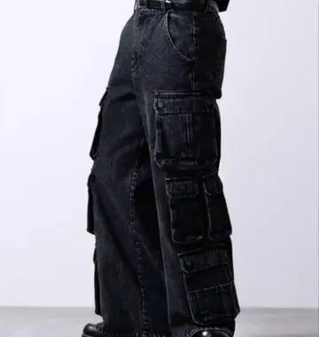 clel 3D Many Pocket Denim Cargo Pants xs