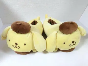 폼폼푸딩 프리미엄 페이스 룸슈즈 봉제인형 슬리퍼