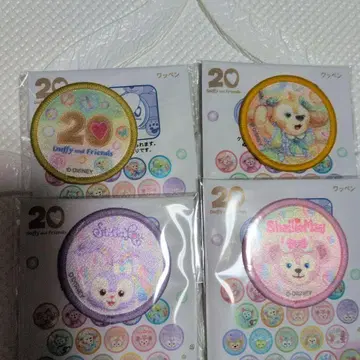 새상품 셰리메이 스텔라루 쿠키 앤 20주년 와펜 컬러풀 해피니스