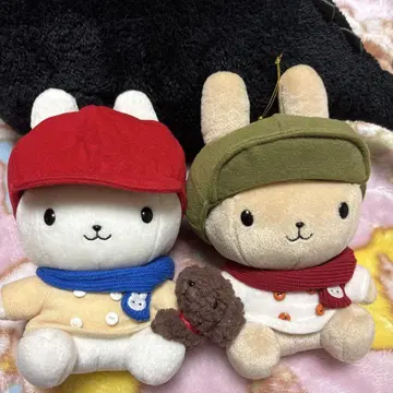 우사즈킨 윈터 룩 봉제인형