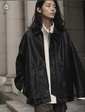 WYM ARTIFICIAL GRAIN MILITARY BLOUSON