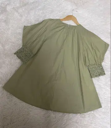 snidel 스나이델 펀칭 레이스 블라우스 블라우스만 그린 F
