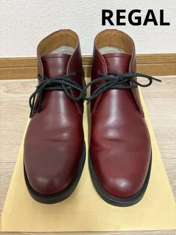 REGAL 리갈 처카 부츠 버건디 24cm