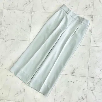 유나이티드 애로우즈 와이드 팬츠 여성용 블루 36