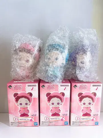 꼬마 마법사 레미 D상 SOFVIC 츄 레미, 사랑이, 보라 3종 세트