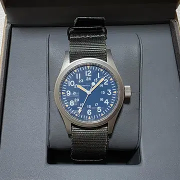 [신상] 해밀턴 카키 메카 38mm 파랑 다이얼