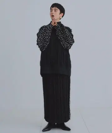 manana suerte SPECIAL EDITION 레이스 니트 스커트