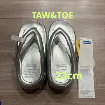 TAW&TOE 샌들 23cm 실버