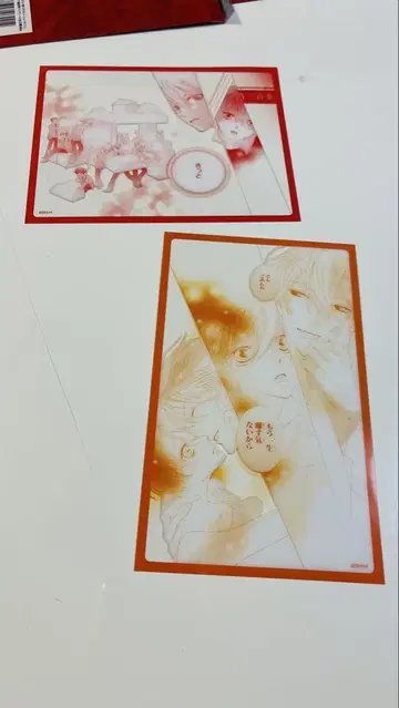 오란고교 호스트부 카페 장면 사진 클리어 시트