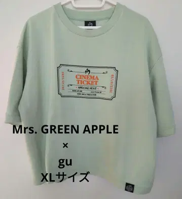 Mrs. GREEN APPLE GU 콜라보 T셔츠 XL