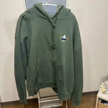 [구제 의류] OnlyNY 그린 후드티