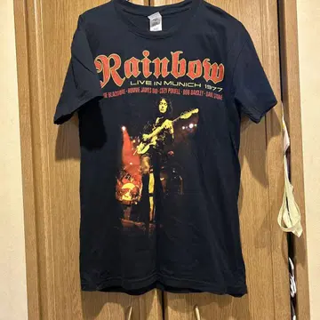 Rainbow 라이브 T셔츠 1977년 뮌헨 M