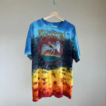 USED USA 구제 의류 레드 제플린 밴드 티셔츠 vintage 2