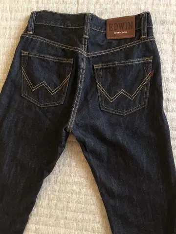EDWIN 스트레이트 데님 SIZE 27 인디고블루