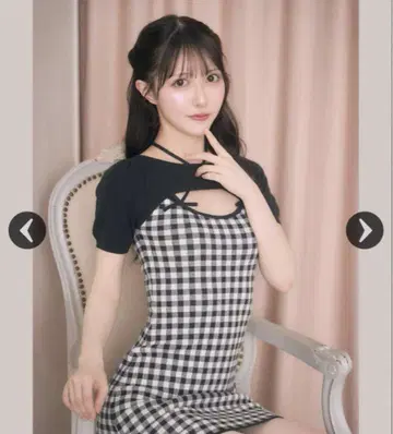 michellMacaron 원피스 깅엄 체크