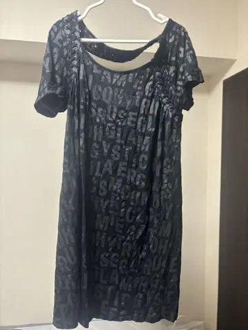 Hysteric Glamour 블랙 반팔 원피스