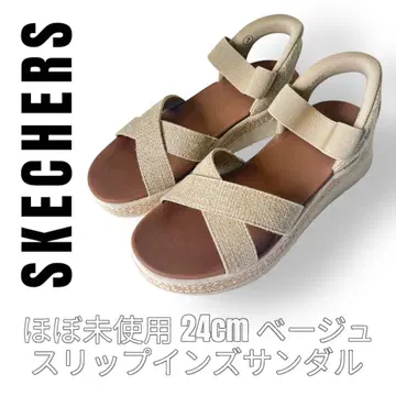 SKECHERS 스케쳐스 24cm 크로스 샌들 BOBS 밥스