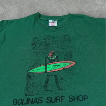 90s 서프 샵 티셔츠 굿 레귤러 올드 서프 USA제