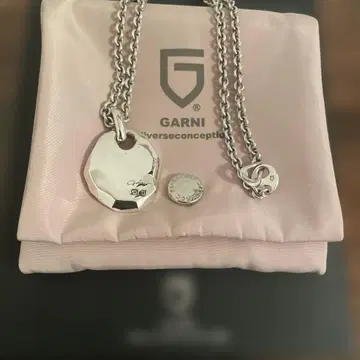 GARNI 가르니 Crockery Pendant - L 실버 목걸이
