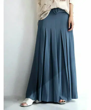 안티카 플리츠 와이드 팬츠