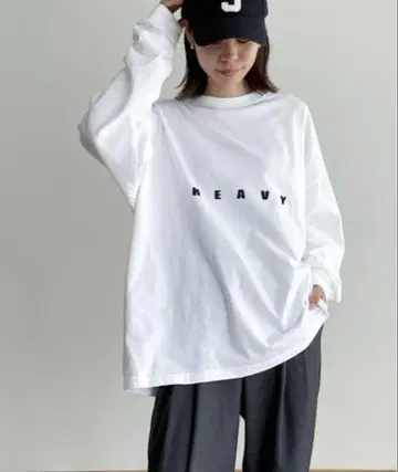 오버 사이즈 롱 T셔츠 캐널진