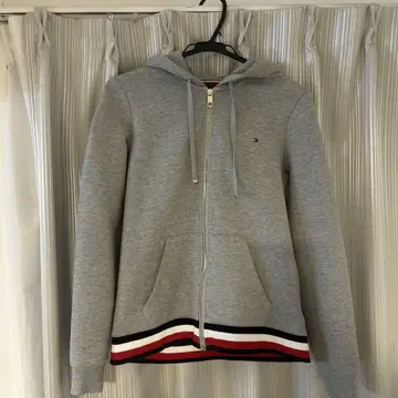 TOMMY HILFIGER 그레이 후드티 XS