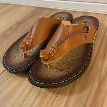 [금일 한정 가격 대폭 인하!] 남성용 샌들 가죽 26.5cm 멋쟁이