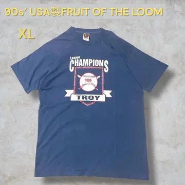 90s USA 제작 프룻 오브 더 룸 칼리지 스포츠 티셔츠 XL