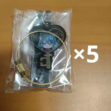 악마 메이드 바스티 열쇠형 아크링 키링