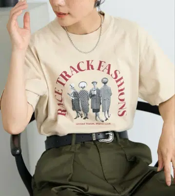 새상품 FREAK'S STORE 사진 티셔츠